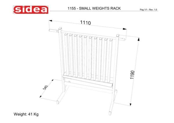 1155 Small Weights Rack | BODYKING FITNESS