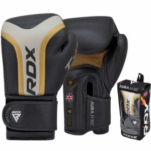 rdx black golden  training boxing gloves 1