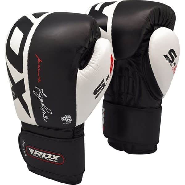 rdx black white sparring boxing gloves 4  | BODYKING FITNESS