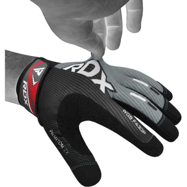f43 full finger touch screen gym workout gloves grey 8  4 | BODYKING FITNESS