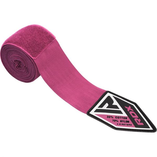 rp pink hand wraps for women 2  | BODYKING FITNESS