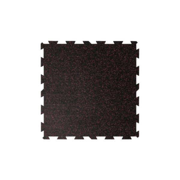PUZZLE 1000x1000mm cerna 10 cerveny vsyp | BODYKING FITNESS