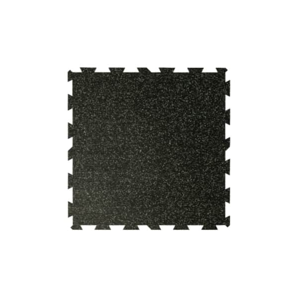 PUZZLE 1000x1000mm cerna 10 zeleny vsyp | BODYKING FITNESS