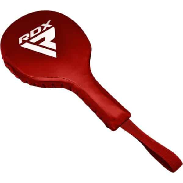red boxing paddle mitts leather 2 | BODYKING FITNESS