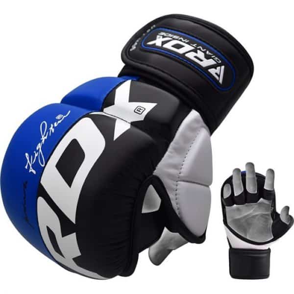 t6 mma grappling gloves blue 1 3 1 3 | BODYKING FITNESS