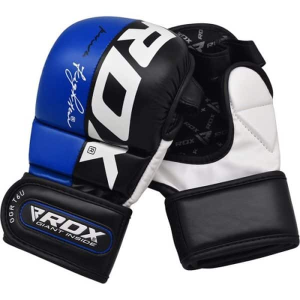 t6 mma grappling gloves blue 5 3 1 1 | BODYKING FITNESS