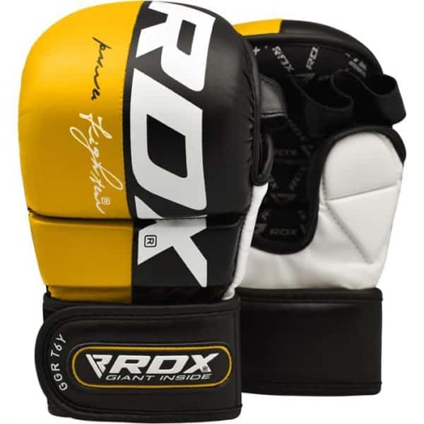 yellow grappling gloves | BODYKING FITNESS