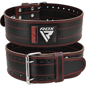 rdx rd1 4 powerlifting leather gym belt red 6